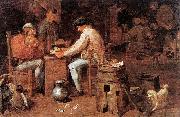 Adriaen Brouwer The Card Players oil painting artist